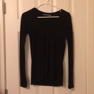 Sheer Black Long Sleeve Pajama shirt